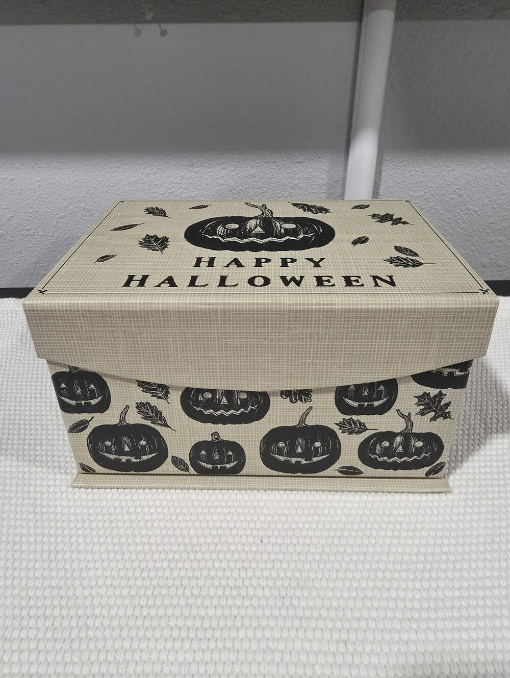 Decorative Halloween storage box w magnetic closure